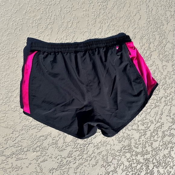 Under Armour Women's Athletic Shorts in Black and Pink - Picture 3 of 11
